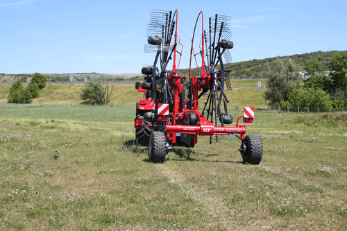 25 - Fenaison - Andaineurs - Andaineur STAR 2 rotors, dépose latérale ou centrale