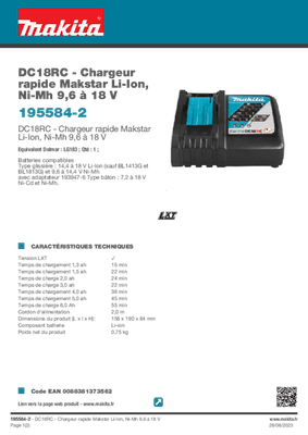 41 - Motoculture, Outillage Ferme et Jardin  - Outillage jardin et ferme - Kit meuleuse avec batterie et chargeur