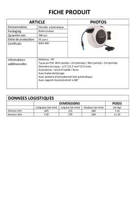 42 - Nettoyeur Haute Pression, Aspirateur, compresseurs, outils pneumatique - Nettoyeur - Enrouleur de tuyau d'arrosage