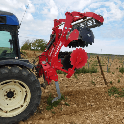 45 - Pièces d'usure et travail du sol - Divers - Déchaumeur vigne à disques VINIDISC