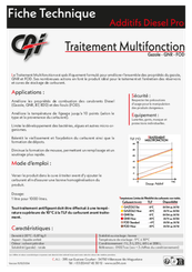 09 - Carburant et transfert - Additifs - TRAITEMENT MULTIFONCTION 1L