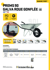 41 - Motoculture, Outillage Ferme et Jardin  - Outillage jardin et ferme - Brouette PREMS 90 L