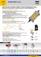 05 - Batterie et accessoires - Chargeurs - Chargeur GYSFLASH 4.12 - 70 Ah