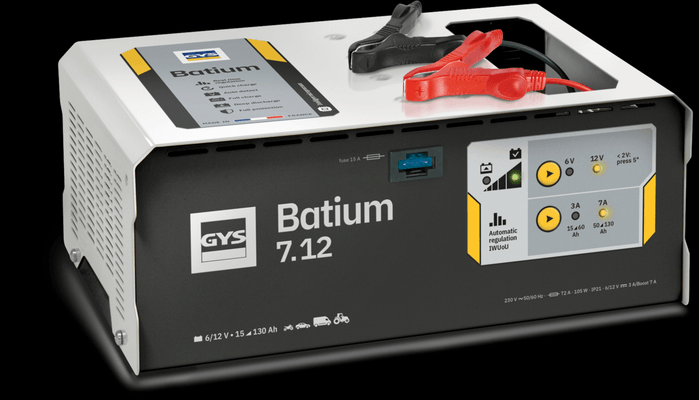 05 - Batterie et accessoires - Chargeurs - Chargeur électronique BATIUM 7-12