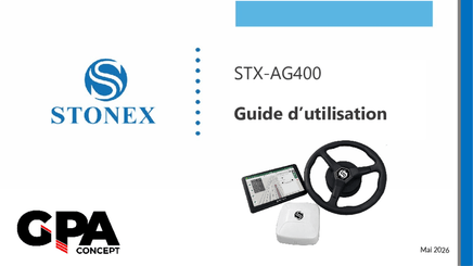Equipement véhicules - Barres de guidage - Autoguidage tracteur RTK STX-AG400