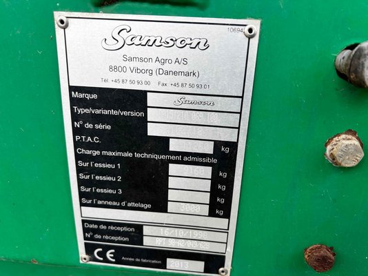 Épandeur à fumier Samson SP15